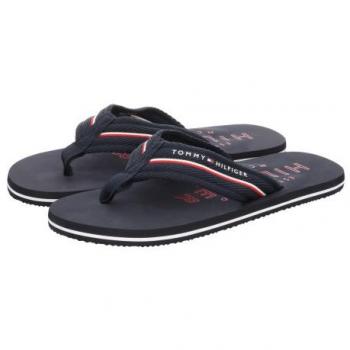 Tommy Hilfiger CORPORATE HILFIGER BEACH SANDAL CHANCLA hombre Azul