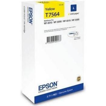 Cartucho de Tinta Original Epson C13T75644N Amarillo, Ink-jet, compatible con impresoras Epson, color amarillo, capacidad de impresión alta, tecnología de tinta DuraBrite Ultra
