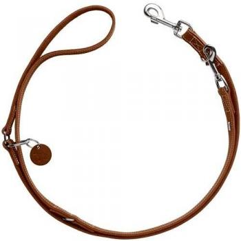 Correa ajustable HUNTER Aalborg coñac para perros - 200 x 1,5 cm