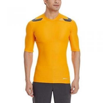 adidas TF Power SS - Camiseta para hombre, talla S, color naranja