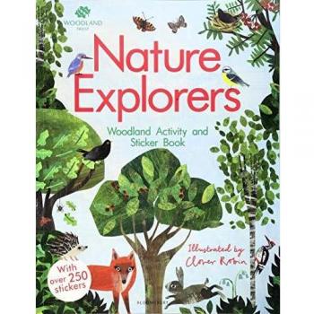 Libro de Actividades y Stickers para Detectives de la Naturaleza en el Bosque