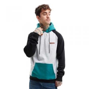 Sudadera con Capucha LB Murphy - Negro / Gris Melange