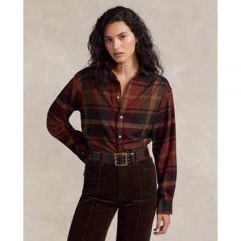 Polo Ralph Lauren Women's Cotton Shirt - Size M - Red