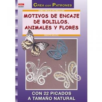 Serie Encaje de Bolillos nº 1. MOTIVOS DE ENCAJE DE BOLILLOS. ANIMALES Y FLORES