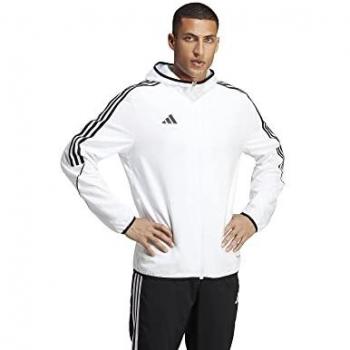 Cortavientos de fútbol adidas Tiro23 L Windbreaker para hombre, color blanco, talla XL