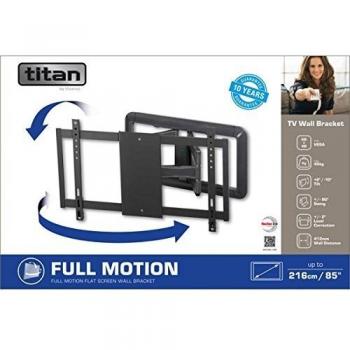 Vivanco 37989 85 Titanio soporte de pared para pantalla plana - Soporte de pared para pantalla plana