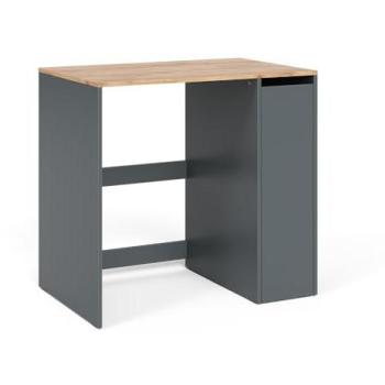 Armario para Lavadora Viktor, Antracita/Roble Dorado, 93.6 x 88.2 cm, Unidad Base de Lavadora