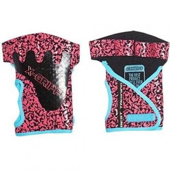 Chiba 40936 Lady Motivation Gloves, Mujer, Black/Pink/Turquoise, L