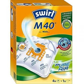 Swirl M40 Bolsa para aspiradora, MicroPor, Orange, Weiß