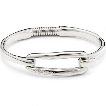 UNO de 50 - Valentine's Collection Silver Plated Metal Bracelet - Size XL