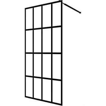 vidaXL Walk-in Shower Screen Clear Tempered Glass 80x195 cm