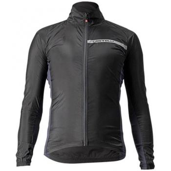 Chaqueta Castelli Squadra Stretch Light Negro/Gris Oscuro 3XL