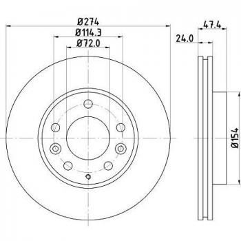 Hella 8dd 355 108 – 161 freno