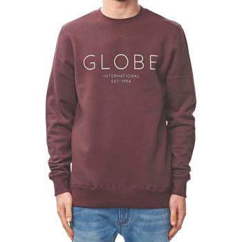 Globe Mod Crew IV - Sudadera, Hombre, Rojo