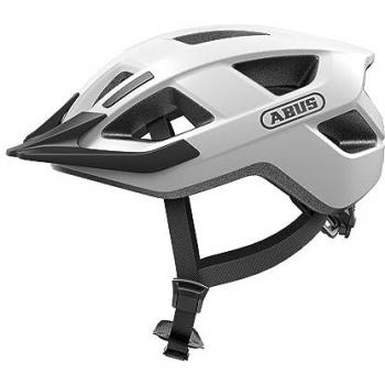 Abus Aduro 3.0 Polar White Bicycle Helmet - Sporty, Chic, Safe
