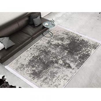 Homemania AKC-BIL-707 Alfombra Estampada Delete 1 impresión, Moderna, Multicolor de Tela, 120 x 180 x 0,1 cm