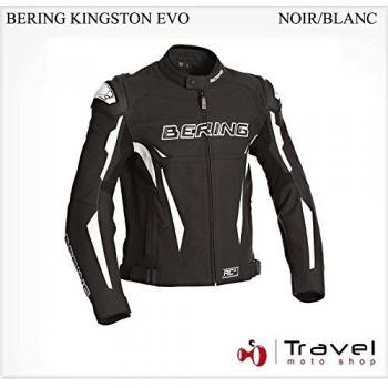 Chaqueta Bering - Kingston Evo R - 4 x l - negro/blanco - negro