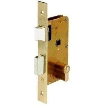 Ezcurra M29372 - Cerradura embutir hierro latonado 3100-40