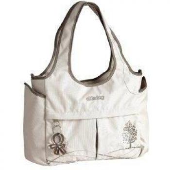 Okiedog 28112 Celeb - Bolso para pañales y cambiador, color beige y gris