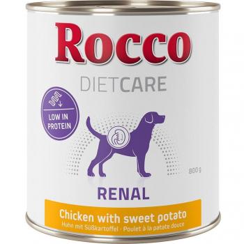Rocco Diet Care Renal con Pollo y Batata Dulce 800 g - Pack Ahorro: 24 x 800 g