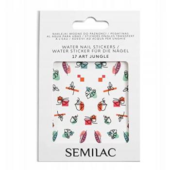 Stickers al agua para uñas Semilac - 17 Arte Jungle