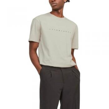 Camiseta Jack & Jones Star Beige Relaxed Fit para Hombre