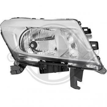 Faro Delantero DIEDERICHS 6089080 para NISSAN - Proyector Principal, Luz delantera