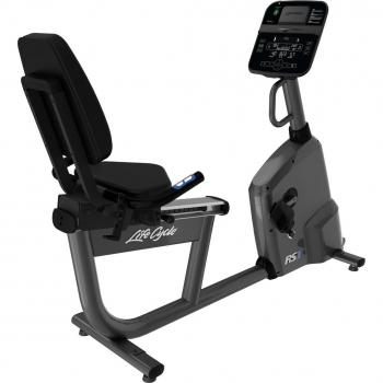 Life Fitness - Bicicleta estática reclinada RS1 Life Cycle Track Connect