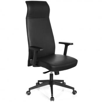 hjh OFFICE 600957 Savona - Silla de oficina, napa de color negro