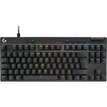 Logitech Pro X TKL Rapid - Teclado Gaming Compacto, Cableado, Interruptores Analógicos Magnéticos, Retroiluminación LIGHTSYNC RGB, QWERTZ