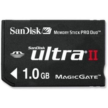 SanDisk Ultra ll MS Pro Duo - Tarjeta de Memoria de 1 GB
