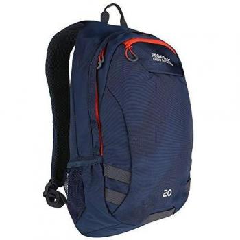 Regatta Brize II - Mochila acolchada resistente, color Mezclilla oscura/brillo ámbar, tamaño 20 Litros