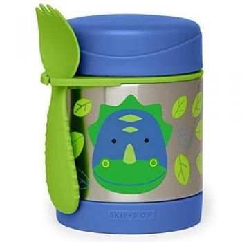 SKIP HOP Zoo Tarro de Comida Aislado, Azul