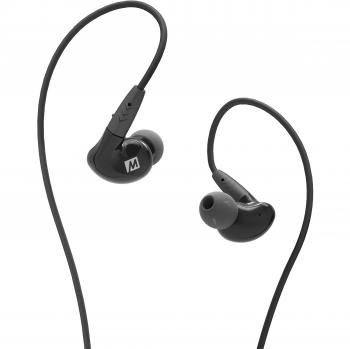 MEE audio - Pinnacle P2, Audiophile, In-Ear, Noise Isolating, Earphones with Replaceable Cable, with Mic and Remote - Black