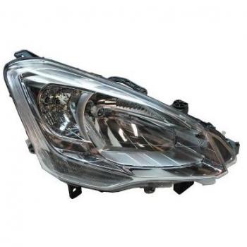 Faro Delantero H4 Limpio Derecho para Peugeot Partner II Van - VAN WEZEL 0905962V