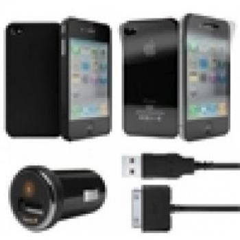 Cygnett essentialpack car charger case screen protector cable for universal smartphones black