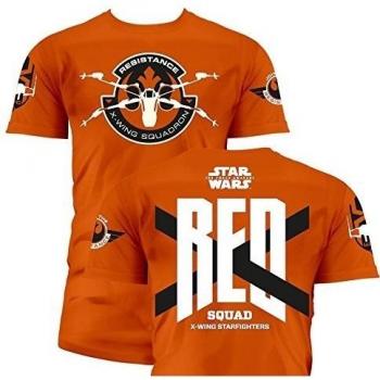 Camiseta Star Wars The Force Awakens Red Squad adulto