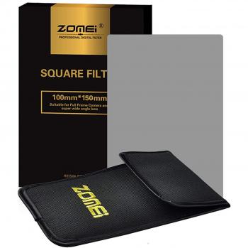 ZOMEI Square ND Filter 100x150mm ND2 Óptico Neutro Gris Filtro Compatible con Cokin Z-Pro Series