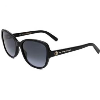 Marc Jacobs Cat Eye Women's Sunglasses - Black Dark Grey Gradient, One Size