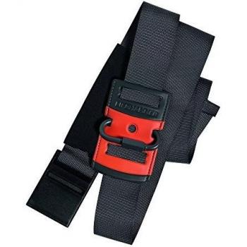 Lifehammer Guía de cinturón de seguridad rojo y negro, solución de seguridad para el cinturón de seguridad, diseño ergonómico, fácil instalación, color rojo y negro