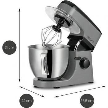 Amasadora Planetaria Zeegma Planeet MIX - 1800W, Robot Multifuncional con Cuenco de 5L, 8 Velocidades y Pantalla Táctil