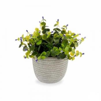 Planta Decorativa de Flores de Plástico Ibergarden 21 x 20,6 x 21 cm (8 Unidades)
