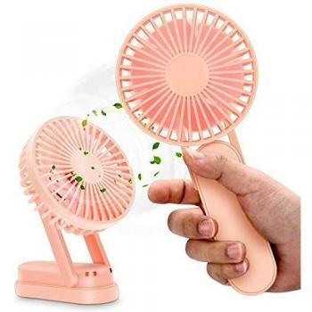 Magicfun Mini Ventilador de Mano, Ventilador USB de 3000mAh Recargable Batería, Portátil Eléctrico Ventilador Plegable, Ajustable 3 Velocidad para el Oficina, Hogar, Acampada, Viajes, Exterior