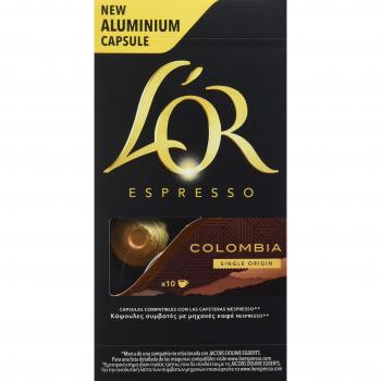 L'Or Espresso Café Colombia Intensidad 8 - 200 cápsulas de aluminio compatibles con máquinas Nespresso