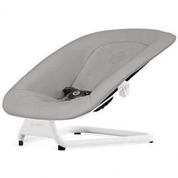 Hamaca Cybex Lemo 3 en 1 con diseño moderno y reclinable en color gris storm