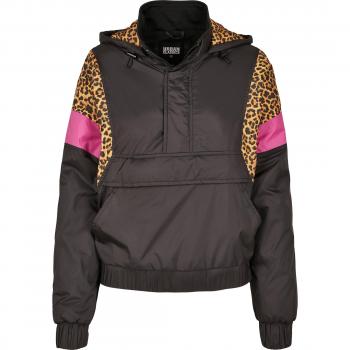 Urban Classics Women's AOP Mixed Pullover Parka Jacket