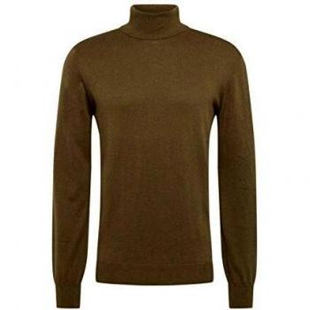 Pepe Jeans Jersey Verde Cuello Cisne para Hombre L Verde