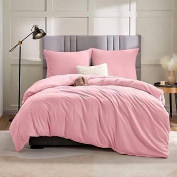 Wavve Juego de Funda Nórdica para Cama 120, Funda de Edredón 200x200 cm con 2 Fundas de Almohada 80x80 cm, Suave y Transpirable