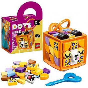 LEGO 41929 Dots Adorno para Mochila: Leopardo, Accesorio Personalizado, Juegos Creativos y Manualidades para Niños +6 Años