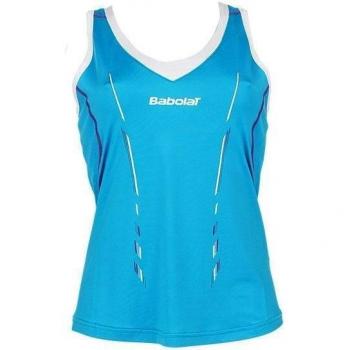 Babolat 41S1418 - Camiseta sin mangas de running para mujer, color azul, talla S